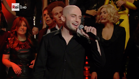 ‘Tale e Quale Show’, è Davide Merlini a vincere la seconda puntata del Torneo. Rientro in gara di Enrico Papi al posto di Karima Ammar article-post
