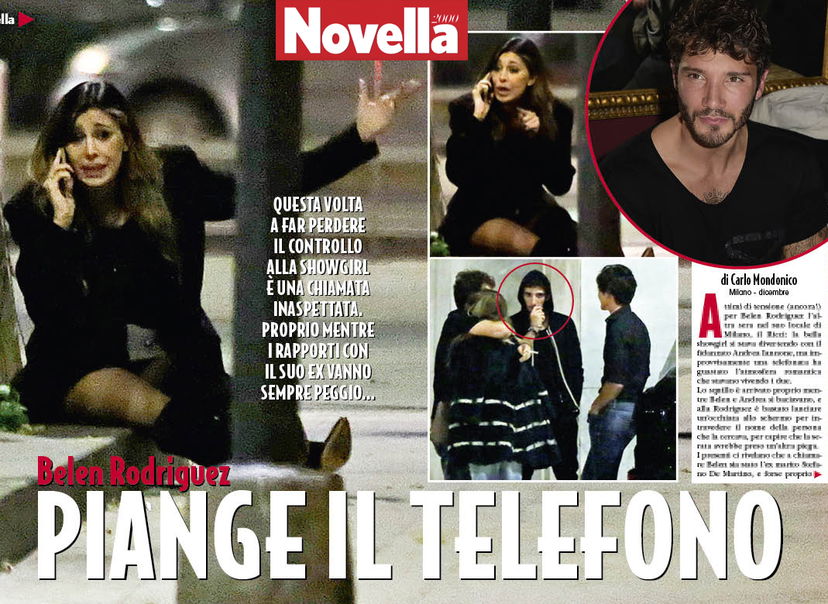 Belen Rodriguez e Stefano De Martino: accesa discussione telefonica tra i due ex coniugi? preview