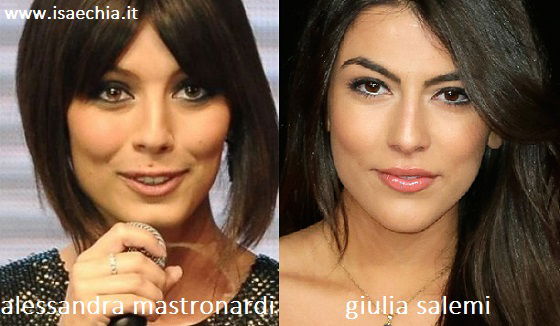 Somiglianza tra Alessandra Mastronardi e Giulia Salemi article-post