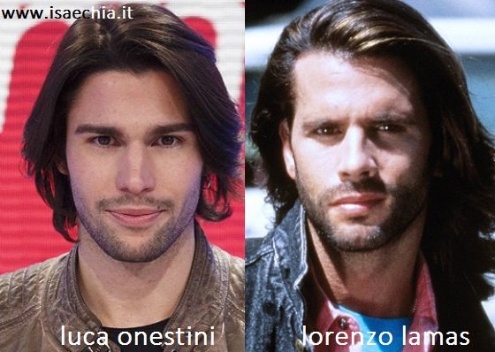 Somiglianza tra Luca Onestini e Lorenzo Lamas
