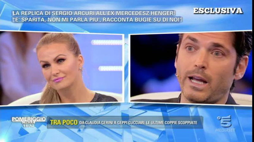 Sergio Arcuri a ‘Pomeriggio 5’: “Credevo tanto alla mia storia con Mercedesz Henger e non ho mai compreso il suo repentino cambiamento nei miei confronti!” preview