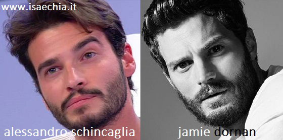 Somiglianza tra Alessandro Schincaglia e Jamie Dornan preview