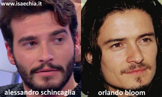 Somiglianza tra Alessandro Schincaglia e Orlando Bloom preview