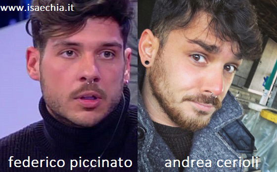 Somiglianza tra Federico Piccinato e Andrea Cerioli preview
