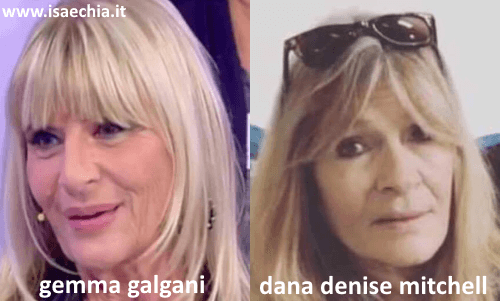 Somiglianza tra Gemma Galgani e Dana Denise Mitchell article-post