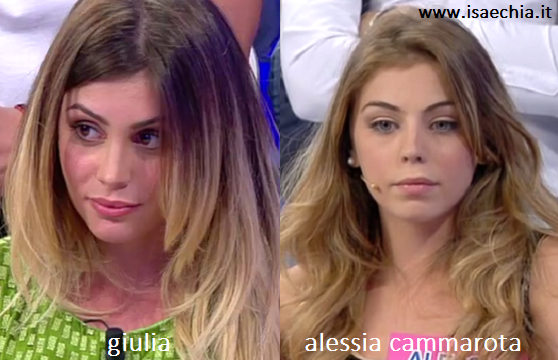 Somiglianza tra Giulia e Alessia Cammarota
