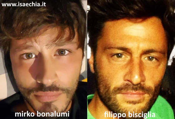Somiglianza tra Mirko Bonalumi e Filippo Bisciglia preview