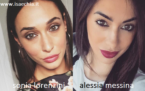 Somiglianza tra Sonia Lorenzini e Alessia Messina