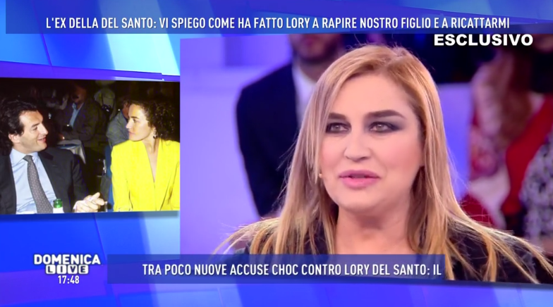‘Domenica Live’, Lory Del Santo accusa l’ex di aver rapito il figlio, ma lui replica: “È stata lei a portarlo via senza il mio consenso. È vero che ha pensato lei a Devin, ma è stata una sua scelta!” article-post