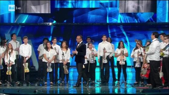 Festival di Sanremo 2017-Orquesta Reciclados de cateura