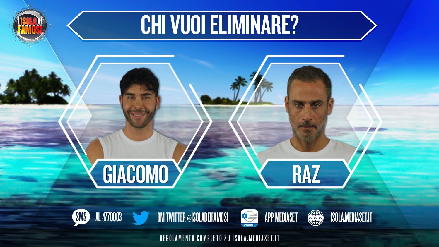 ‘Isola 12’: eliminata Nathaly Caldonazzo, polemica intorno a Raz Degan che va in nomination con Giacomo Urtis (video)