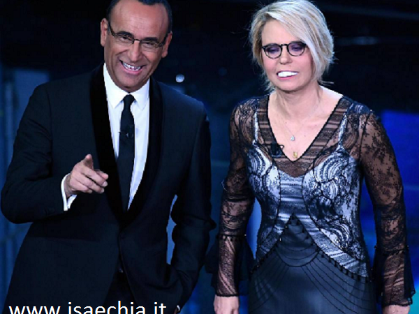 Sanremo 2017 - Carlo Conti e Maria De Filippi