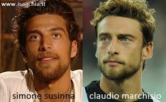 Somiglianza Simone Susinna e Claudio Marchisio