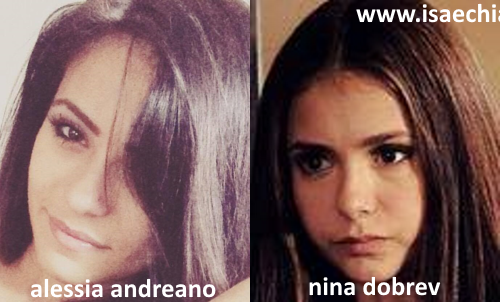 Somiglianza tra Alessia Andreano e Nina Dobrev preview