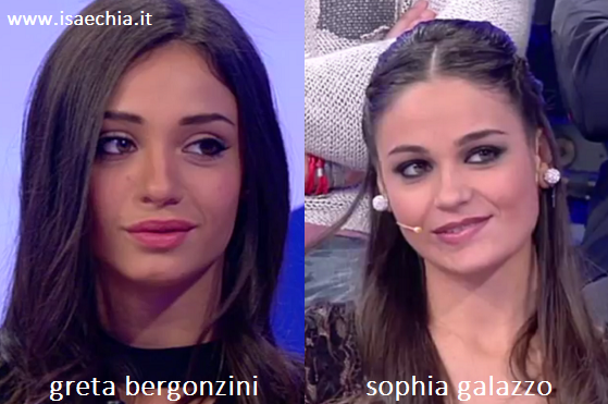Somiglianza tra Greta Bergonzini e Sophia Galazzo
