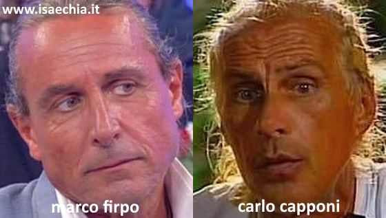 Somiglianza tra Marco Firpo e Carlo Capponi