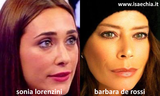Somiglianza tra Sonia Lorenzini e Barbara De Rossi article-post