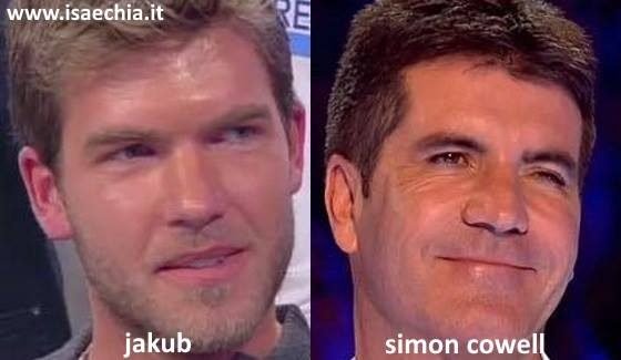 Somiglianza tra Jakub e Simon Cowell