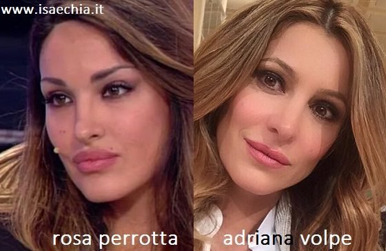 Somiglianza tra Rosa Perrotta e Adriana Volpe
