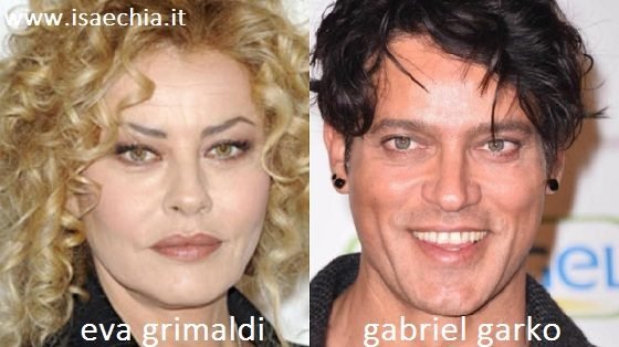 Somiglianza tra Eva Grimaldi e Gabriel Garko
