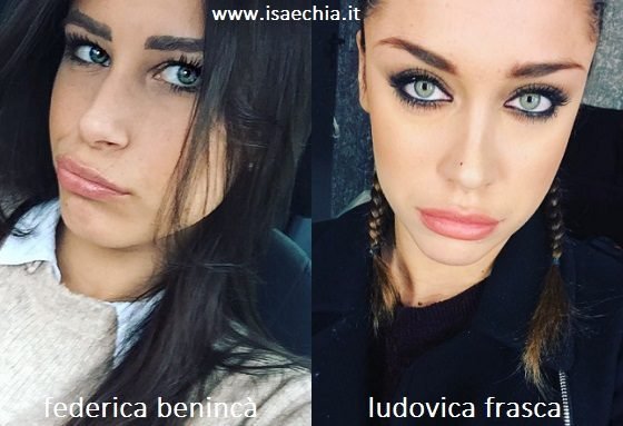Somiglianza tra Federica Benincà e Ludovica Frasca