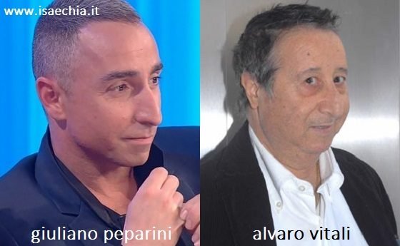 Somiglianza tra Giuliano Peparini ed Alvaro Vitali