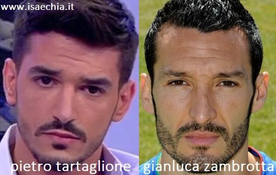 Somiglianza tra Pietro Tartaglione e Gianluca Zambrotta