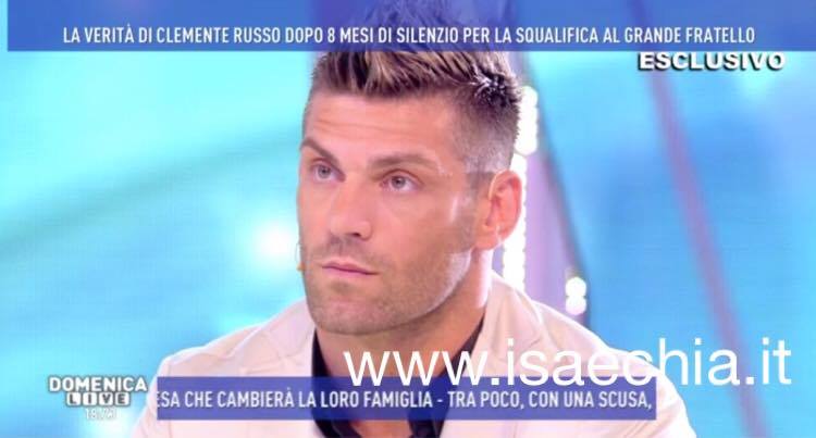 ‘Domenica Live’, Clemente Russo torna in tv e ammette: “Rinnovo le mie scuse, ma io non sono quello che avete visto al ‘Grande Fratello Vip’!” preview
