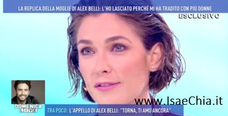 ‘Domenica Live’, Katarina Raniakova attacca l’ex marito Alex Belli: “Per me sei morto!”