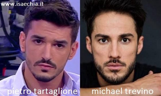 Somiglianza tra Pietro Tartaglione e Michael Trevino