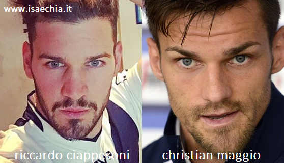 Somiglianza tra Riccardo Ciappesoni e Christian Maggio