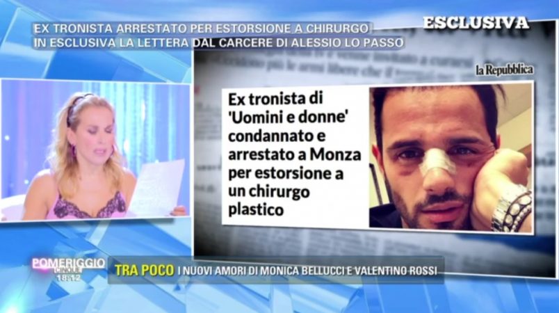 Alessio Lo Passo parla dal carcere attraverso una lettera inviata a ‘Pomeriggio 5’: “Ero completamente all’oscuro di essere coinvolto in un processo!” article-post