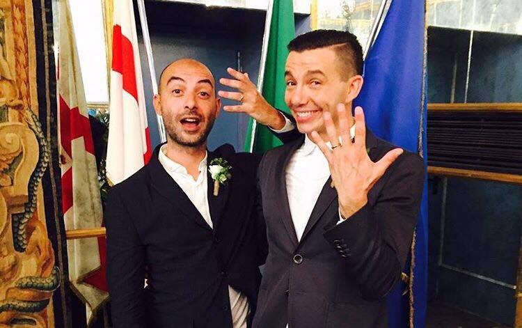 ‘Pechino Express’, lo speaker di Radio Deejay Diego Passoni ha sposato il suo compagno storico Pier Mario Simula! (foto) article-post