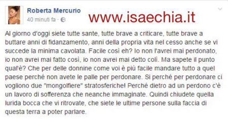 Facebook - Roberta Mercurio