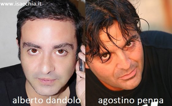 Somiglianza tra Alberto Dandolo e Agostino Penna