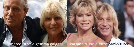 Somiglianza tra Gemma Galgani e Marco Firpo e Enzo Paolo Turchi e Carmen Russo