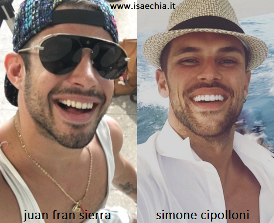 Somiglianza tra Juan Fran Sierra e Simone Cipolloni