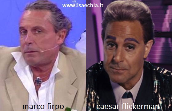 Somiglianza tra Marco Firpo e Caesar Flickerman di 'Hunger Games'