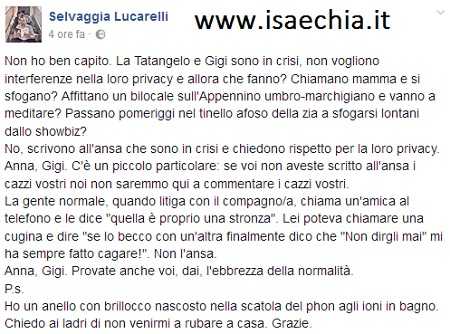 Facebook-Selvaggia Lucarelli