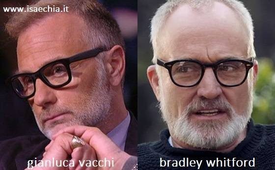 Somiglianza tra Gianluca Vacchi e Bradley Whitford