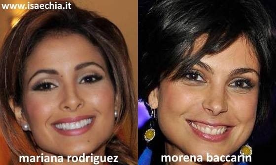 Somiglianza tra Mariana Rodriguez e Morena Baccarin