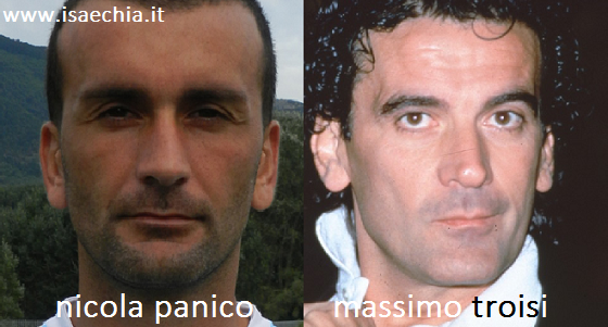 Somiglianza tra Nicola Panico e Massimo Troisi