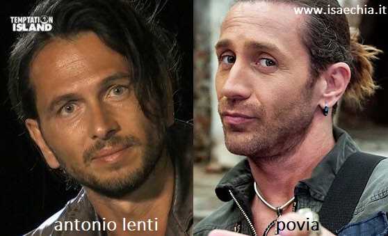 Somiglianza tra Antonio Lenti e Povia