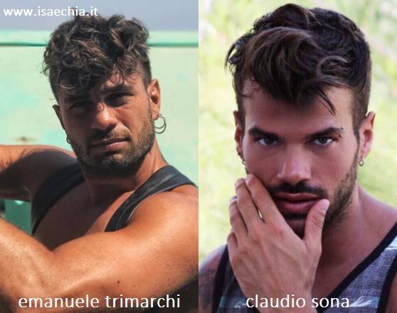 Somiglianza tra Claudio Sona e Emanuele Trimarchi