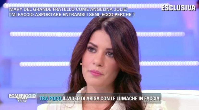 ‘Grande Fratello 14’, Mary Falconieri a ‘Pomeriggio Cinque’: “Mi farò asportare seno ed utero: vi spiego perché” preview