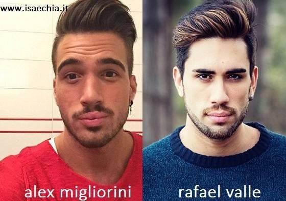 Somiglianza tra Alex Migliorini e Rafael Valle