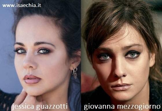 Somiglianza tra Jessica Guazzotti e Giovanna Mezzogiorno