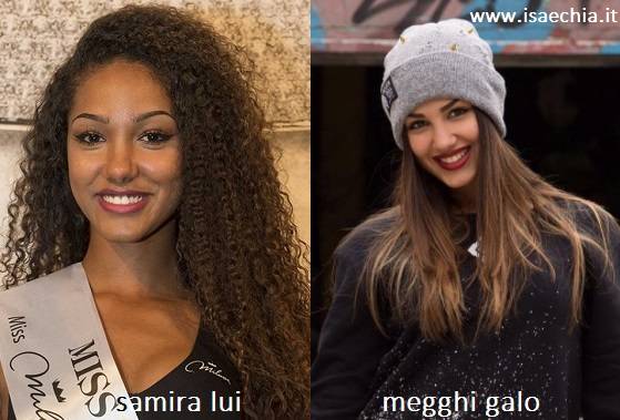 Somiglianza tra Samira Lui e Megghi Galo