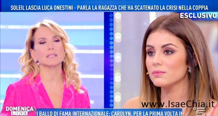Giulia Latini a ‘Domenica Live’: “Non ho intenzione di tornare alla carica con Luca Onestini perché la sua chance con me l’ha avuta!”. E su Soleil Sorge e Marco Cartasegna… preview