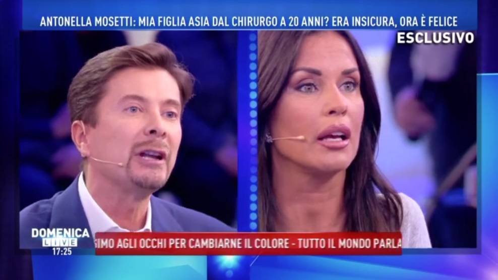 ‘Domenica Live’, Riccardo Signoretti contro Antonella Mosetti: “Ti devo ricordare cos’ha detto di te Stefano Bettarini lo scorso anno al ‘Gf Vip’?”